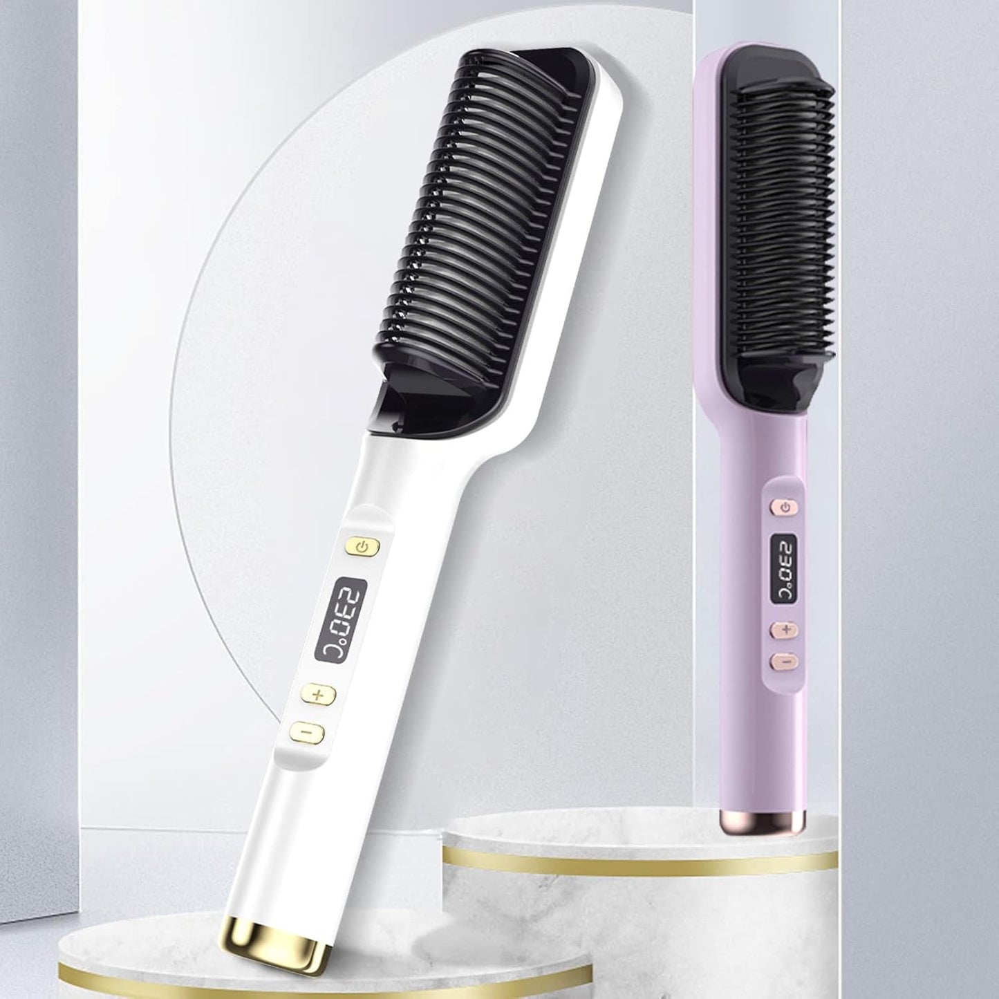 Brosse Lissante Ionique Taarulumi™ – Cheveux Lisses, Soignés et Sublimés en Un Seul Geste
