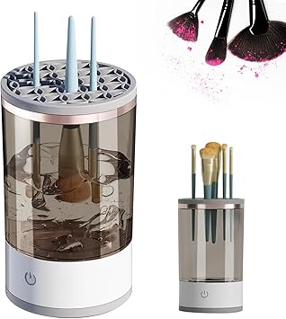 Laveur Automatique de Pinceaux de Maquillage – Nettoyage Rapide, Hygiénique et Sans Effort